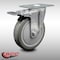 Service Caster 5 Inch SS Gray Polyurethane Top Plate Caster with Total Lock Brake SCC SCC-SSTTL20S514-PPUB - alternate 1